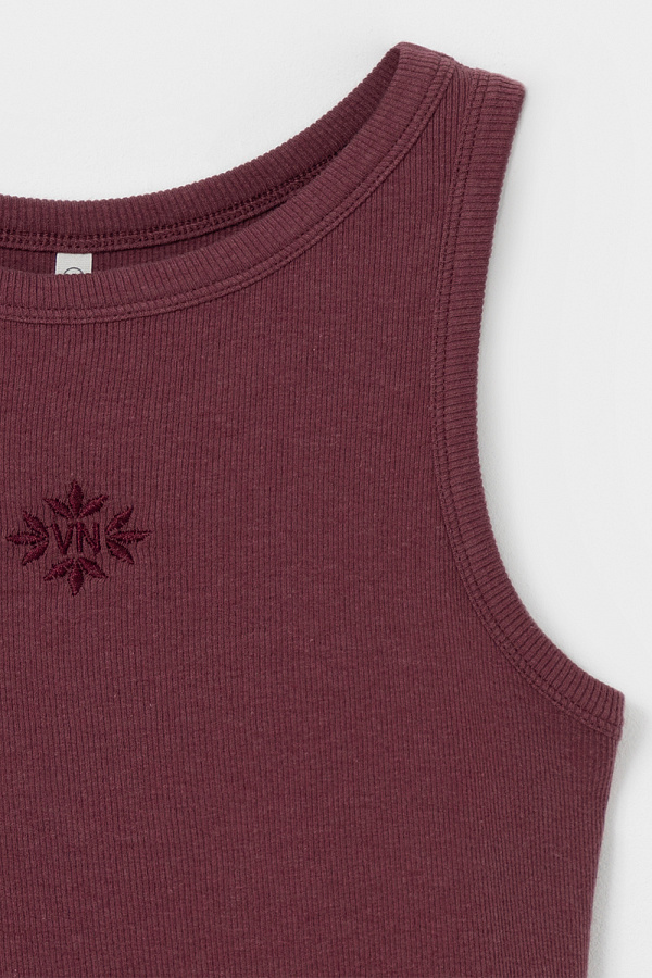 картинка Комплект топ и шорты из хлопка в рубчик от магазина Одежда+