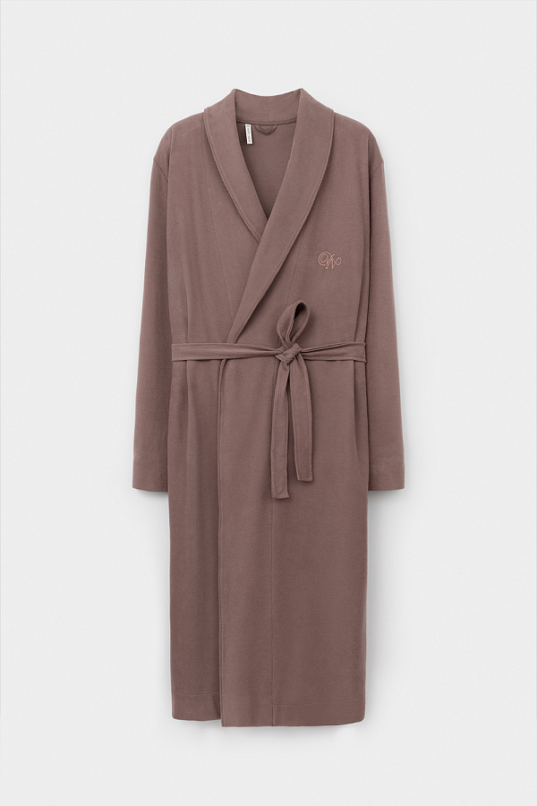 картинка Халат из 100% хлопка с пич эффектом от магазина Одежда+