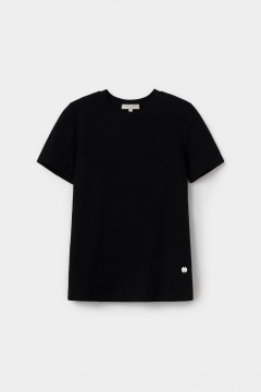 картинка Футболка из мягкого хлопка в рубчик от магазина Одежда+