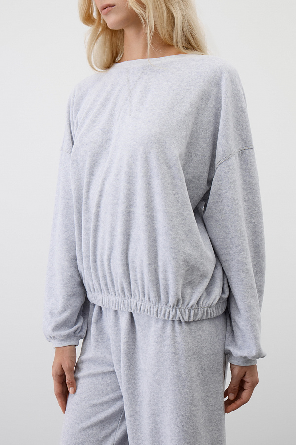 картинка Комплект джемпер и брюки из велюра от магазина Одежда+