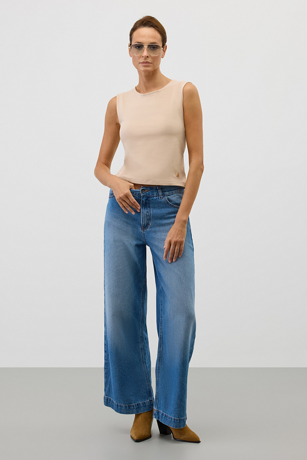 картинка Топ из мягкого хлопка от магазина Одежда+