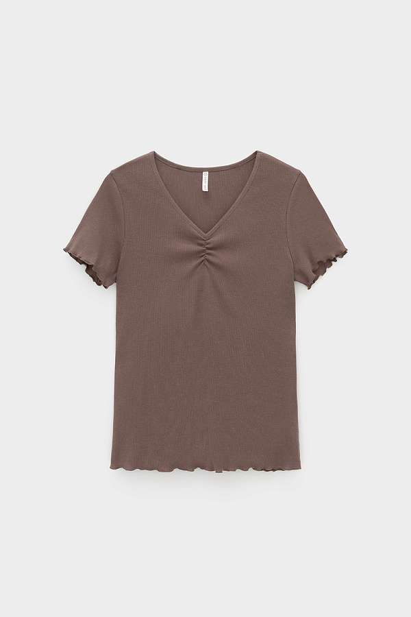 картинка Комплект из нежного хлопкового трикотажа в рубчик от магазина Одежда+