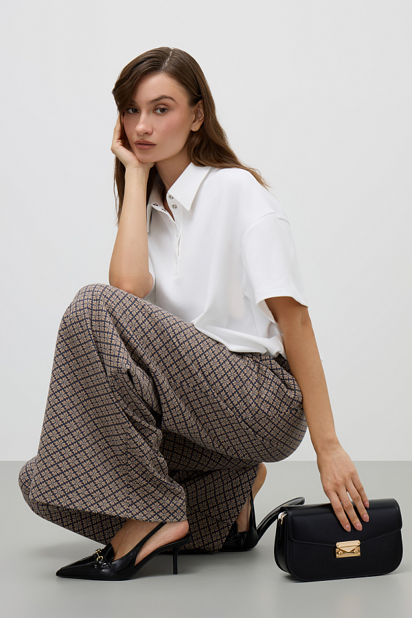 картинка Футболка-поло из премиального трикотажа от магазина Одежда+