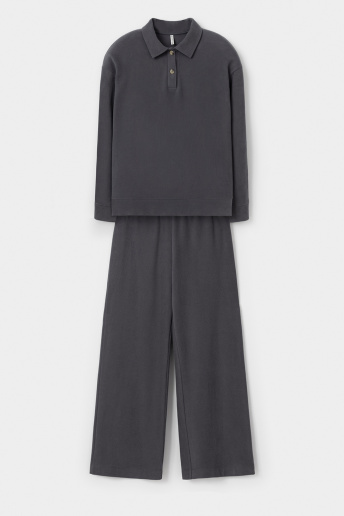 картинка Комплект джемпер и брюки с пич эффектом от магазина Одежда+