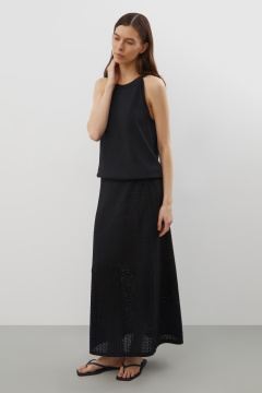 картинка Вязаный топ из хлопковой пряжи от магазина Одежда+