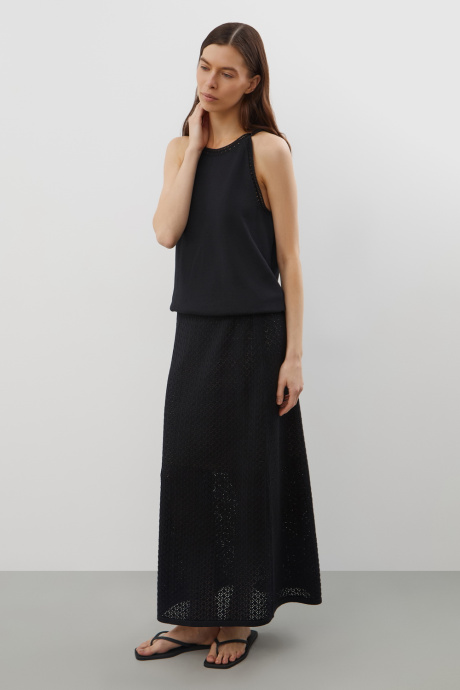 картинка Вязаный топ из хлопковой пряжи от магазина Одежда+