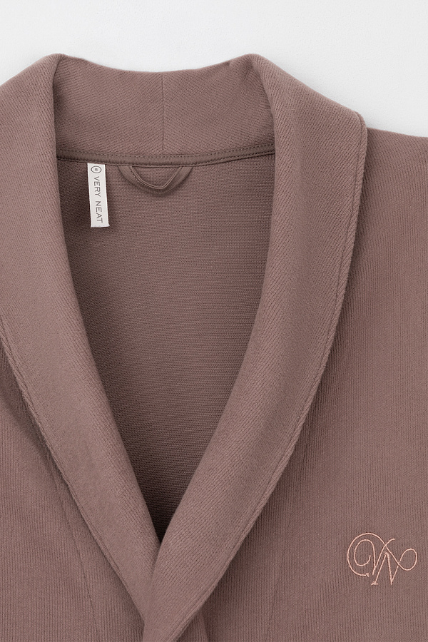 картинка Халат из 100% хлопка с пич эффектом от магазина Одежда+