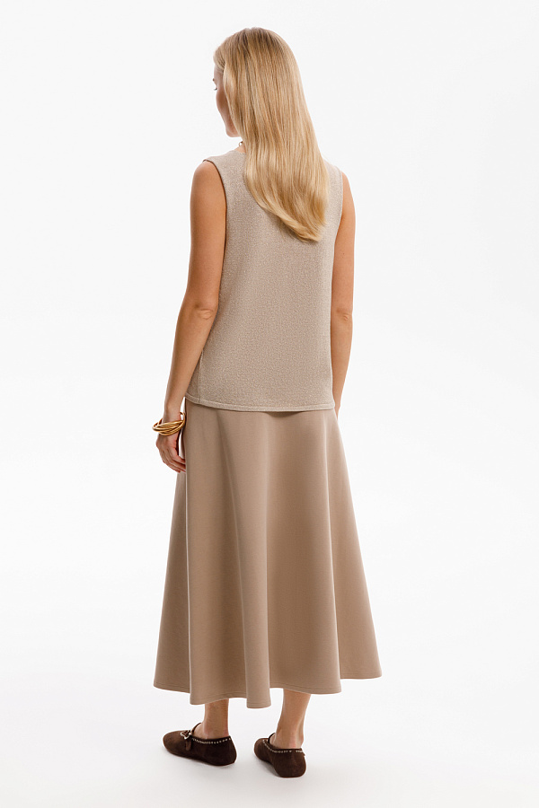 картинка Гладкий топ из вискозы от магазина Одежда+