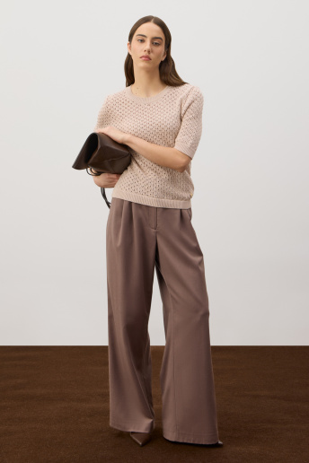 картинка Джемпер из итальянской пряжи с коротким рукавом от магазина Одежда+