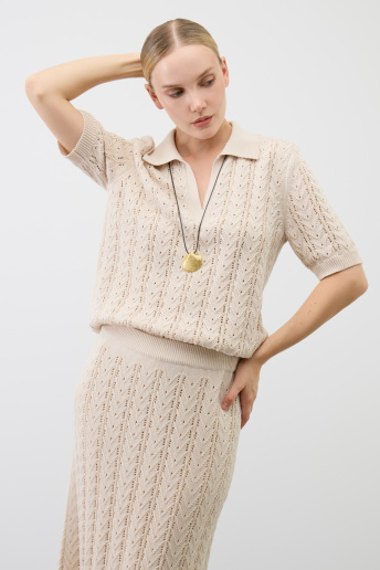 картинка Ажурный джемпер от магазина Одежда+