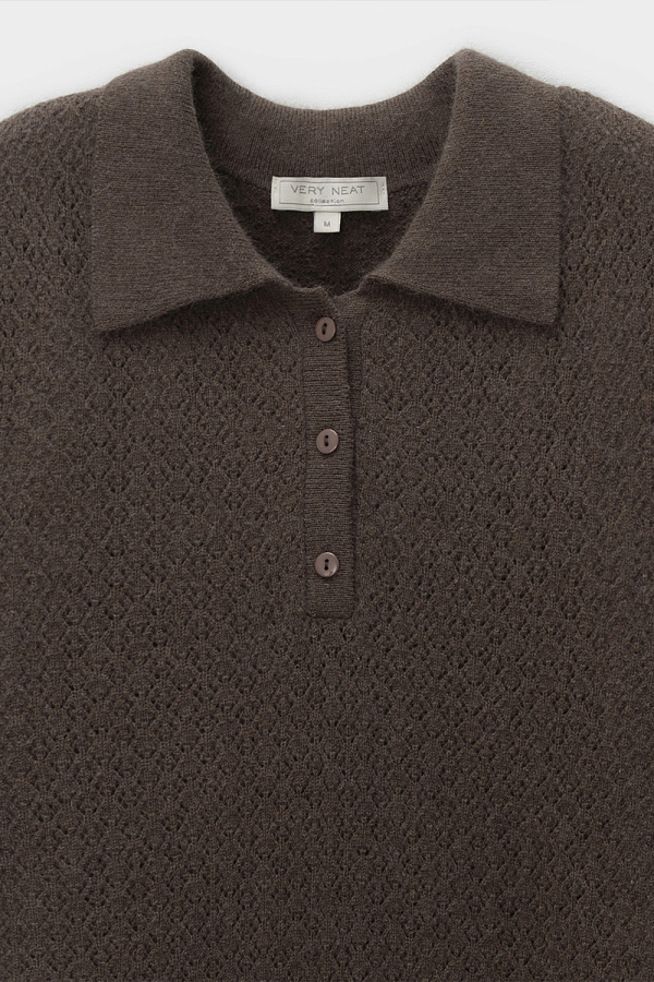 картинка Джемпер-поло с  шерстью енота от магазина Одежда+