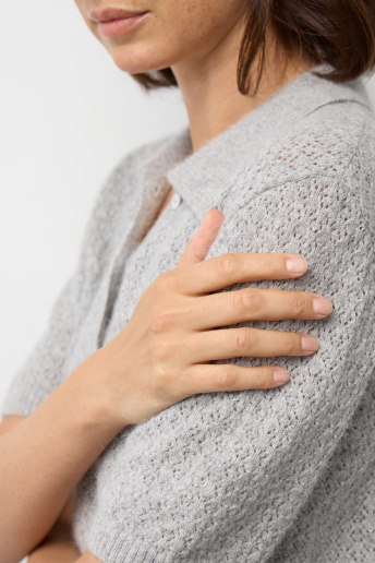 картинка Джемпер-поло с  шерстью енота от магазина Одежда+