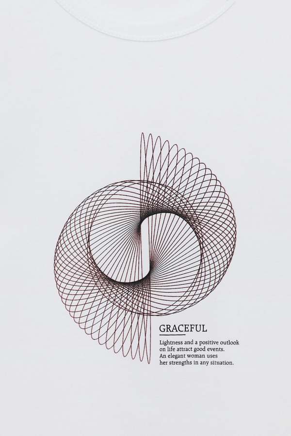 картинка Футболка из хлопка с эластаном от магазина Одежда+