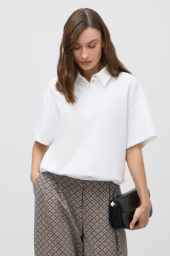 картинка Футболка-поло из премиального трикотажа от магазина Одежда+