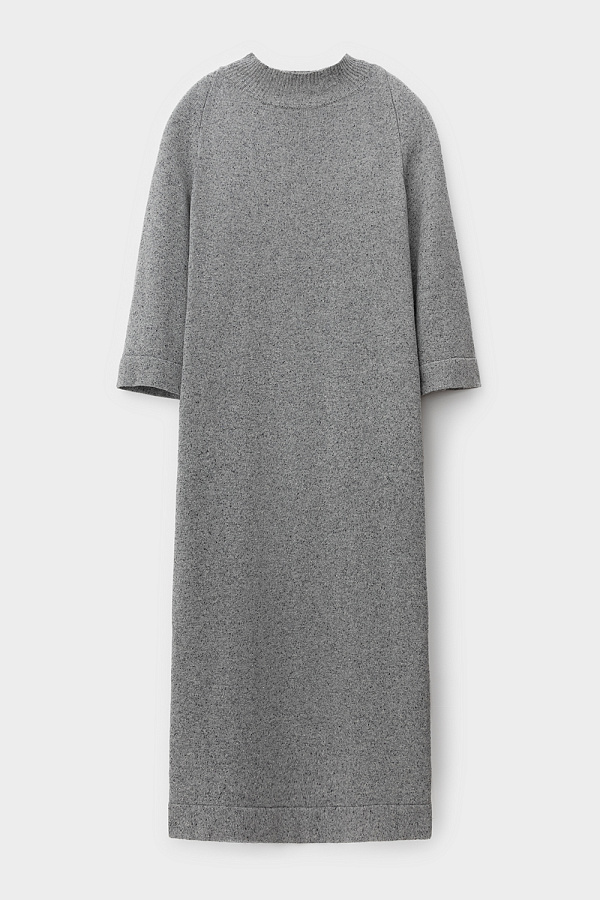 картинка Платье с мериносом и шелком от магазина Одежда+
