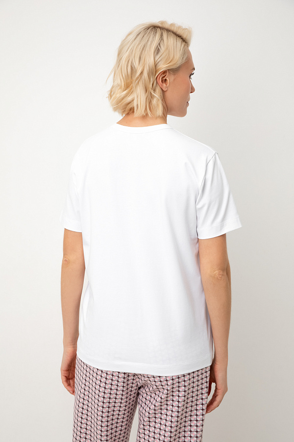 картинка Футболка из хлопка с эластаном от магазина Одежда+