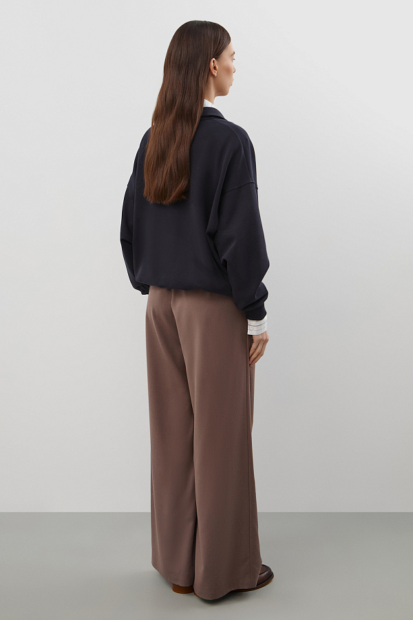 картинка Джемпер с воротником на молнии от магазина Одежда+