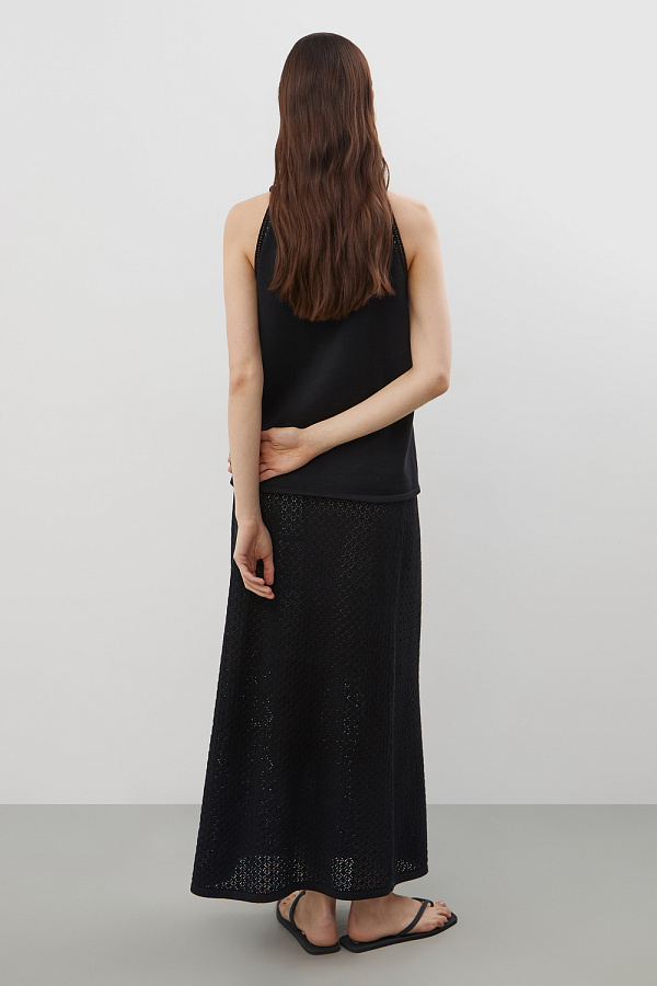 картинка Вязаный топ из хлопковой пряжи от магазина Одежда+