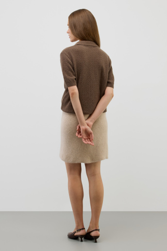 картинка Джемпер-поло с  шерстью енота от магазина Одежда+