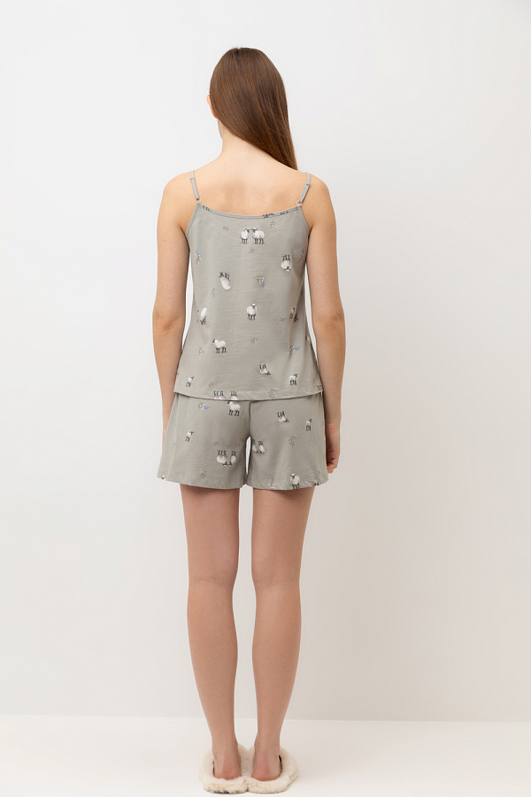 картинка Комплект топ и шорты из 100% хлопка от магазина Одежда+